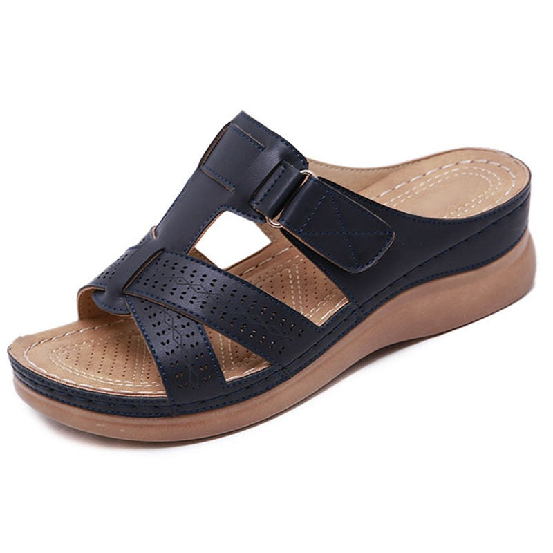 Vibonanza | Orthopedische Dames Sandalen Blauw