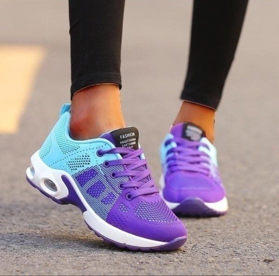 Vibonanza | Dames Sneakers Wit met Schokdemping