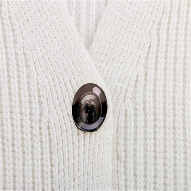 Vibonanza | Dames Chunky Knit Vest met V-hals en Ballonmouwen - Beige