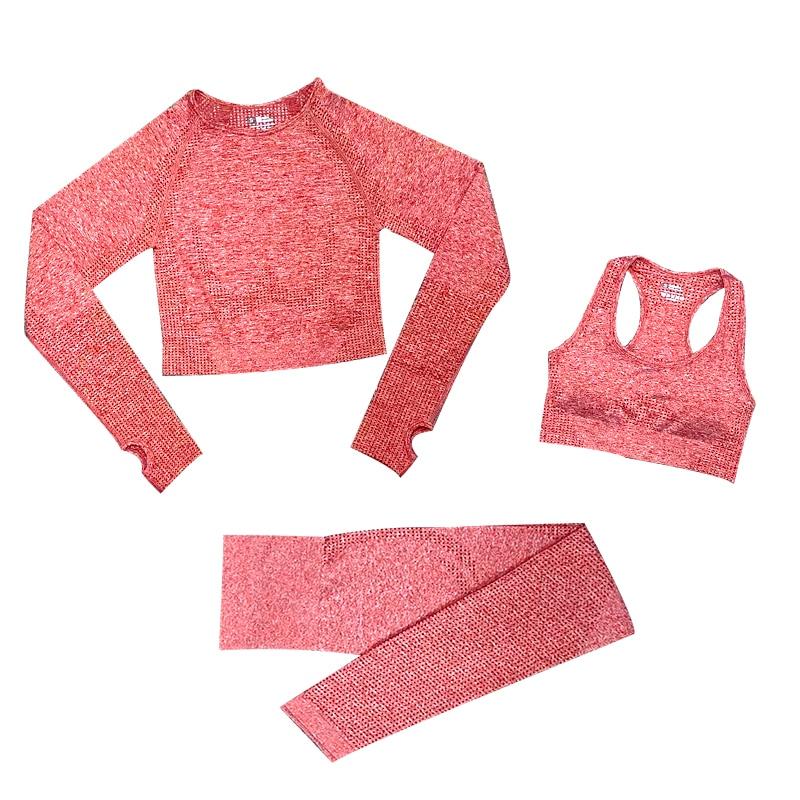 Vibonanza | Naadloze Fitnessset Legging, Croptop en Sport BH