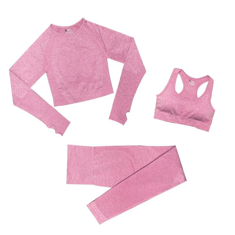 Vibonanza | Naadloze Fitnessset Legging, Croptop en Sport BH