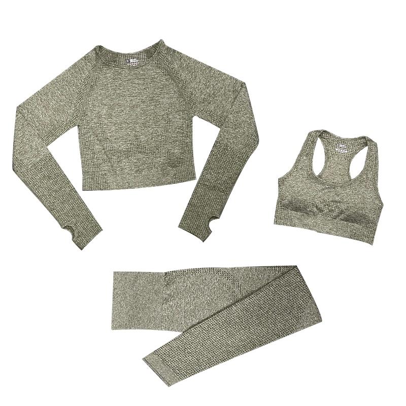 Vibonanza | Naadloze Fitnessset Legging, Croptop en Sport BH