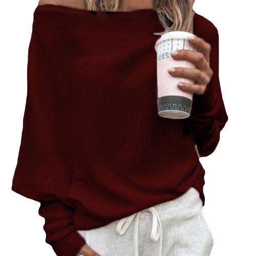 Vibonanza | Elegante Grijze Off-Shoulder Damestrui