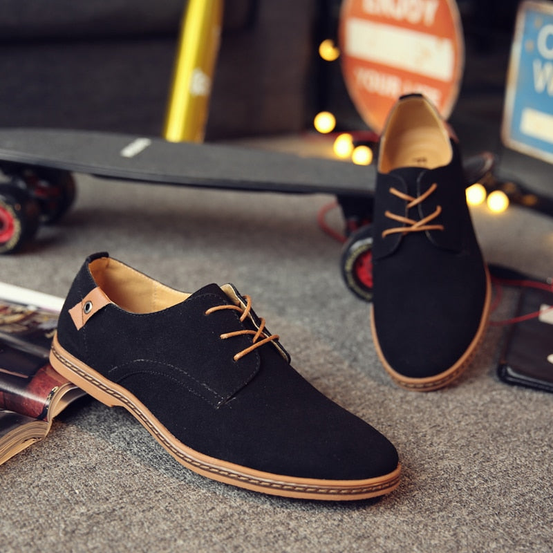 Vibonanza | Klassieke Herenschoenen Oxford Stijl met Veters