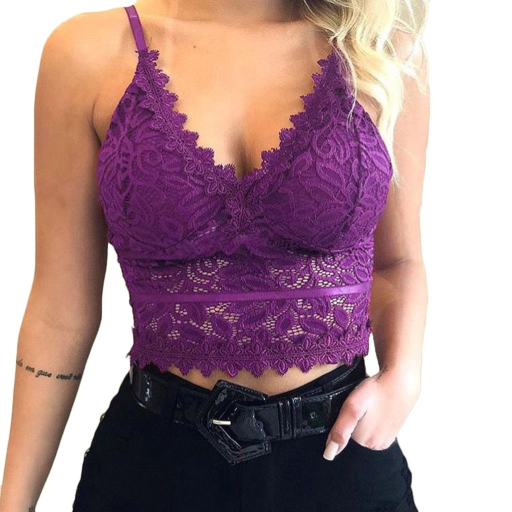 Vibonanza | Zomerse Mesh Top met V-hals en Verstelbare Bandjes