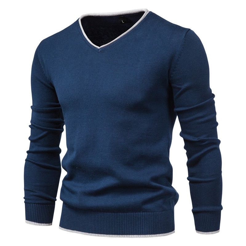Vibonanza | Slim Fit Heren V-Neck Trui