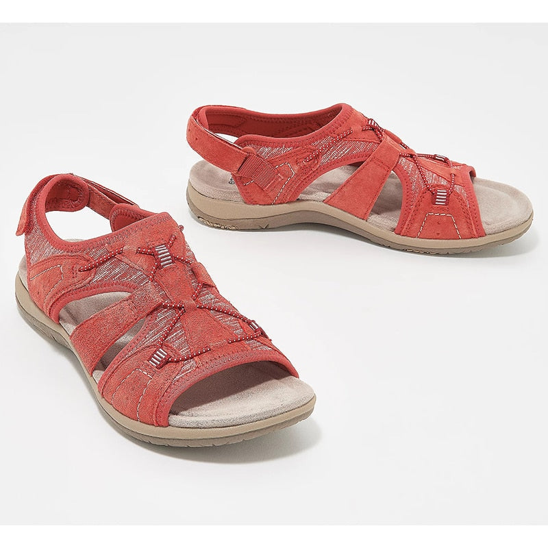 Vibonanza | Comfortabele Dames Sandalen met Klittenband