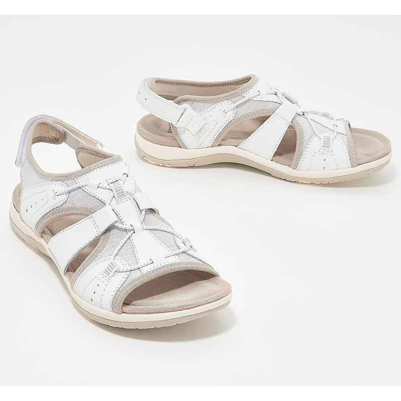 Vibonanza | Comfortabele Dames Sandalen met Klittenband