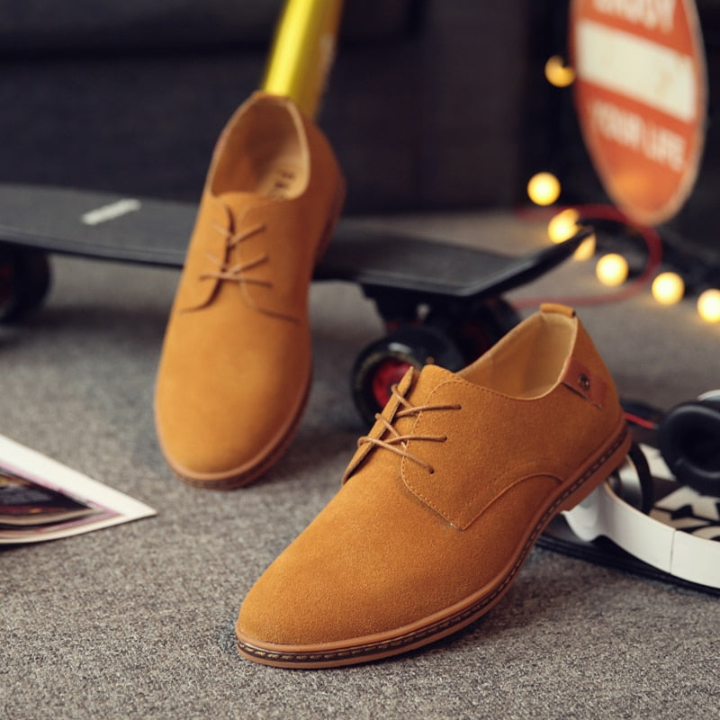 Vibonanza | Klassieke Herenschoenen Oxford Stijl met Veters
