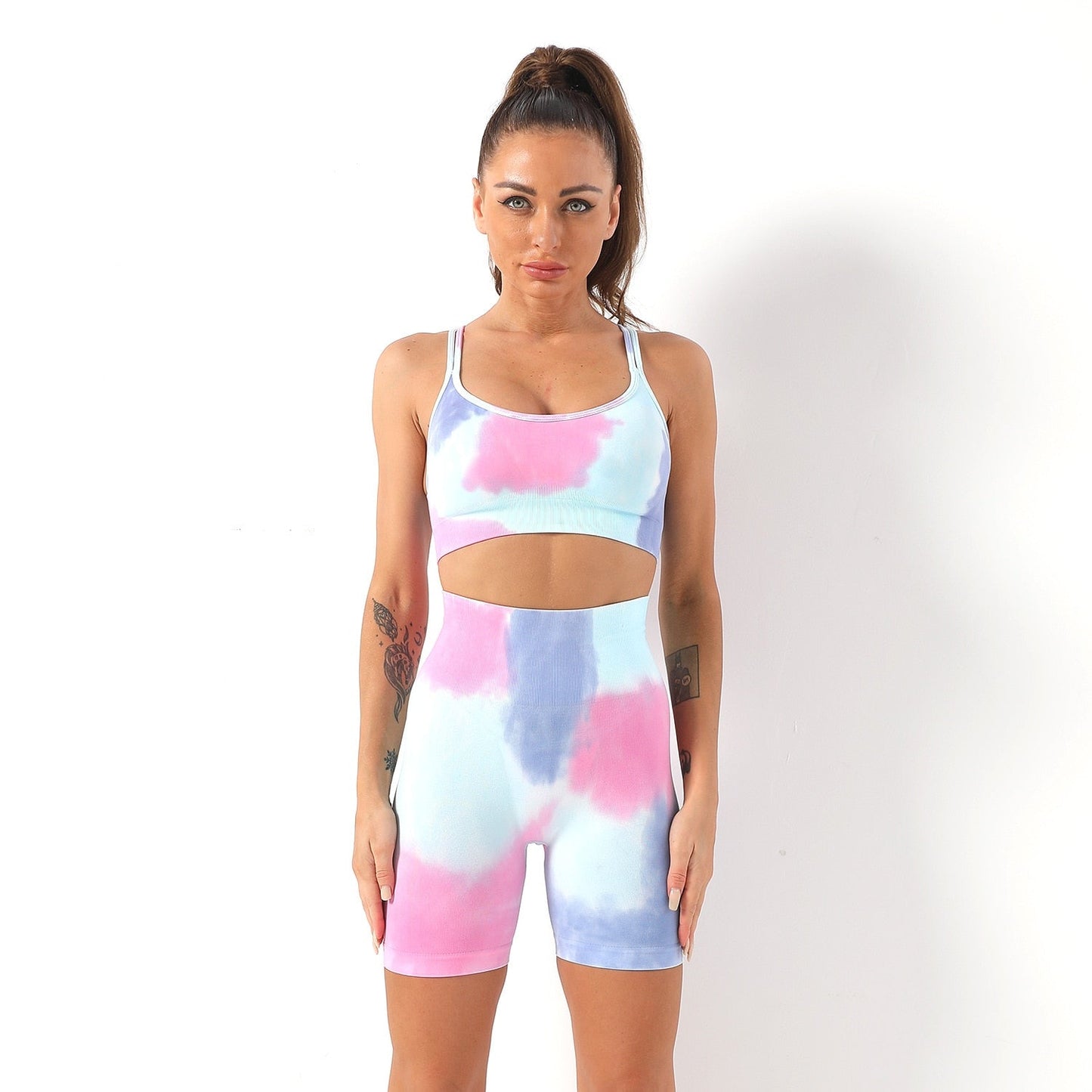 Vibonanza | Dames Tie-Dye Workout Set