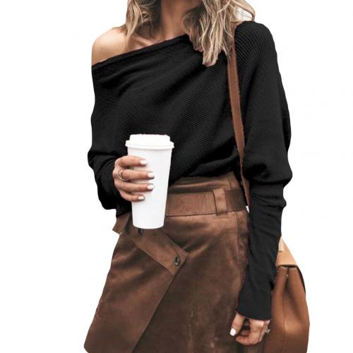 Vibonanza | Elegante Grijze Off-Shoulder Damestrui