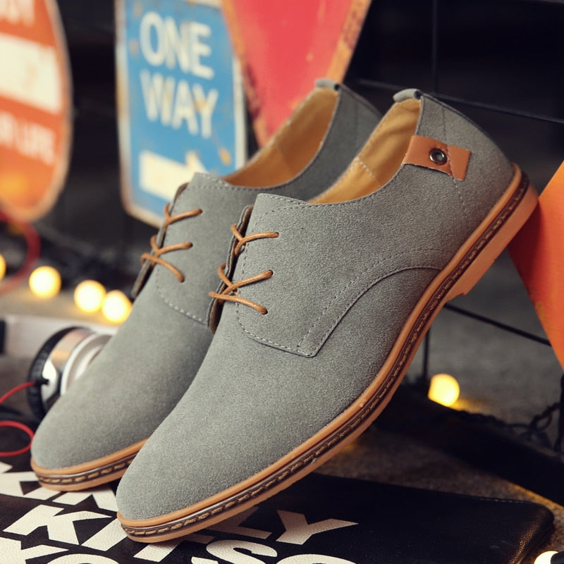Vibonanza | Klassieke Herenschoenen Oxford Stijl met Veters