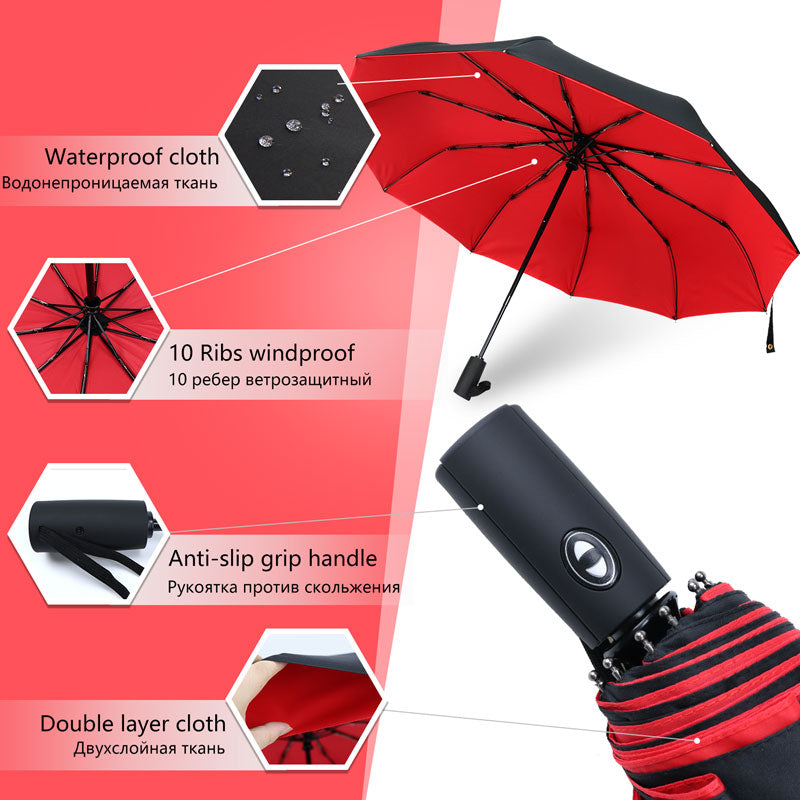 Vibonanza | Winddichte Automatische Stormparaplu
