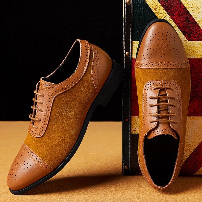 Vibonanza | Klassieke Heren Leren Schoenen