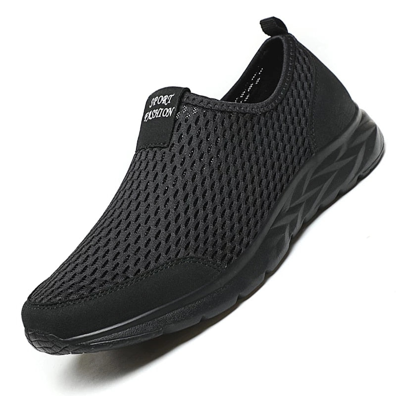 Vibonanza | Uniseks Zwarte Slip-On Sportschoenen