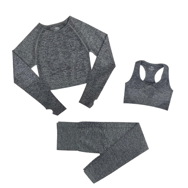 Vibonanza | Naadloze Fitnessset Legging, Croptop en Sport BH