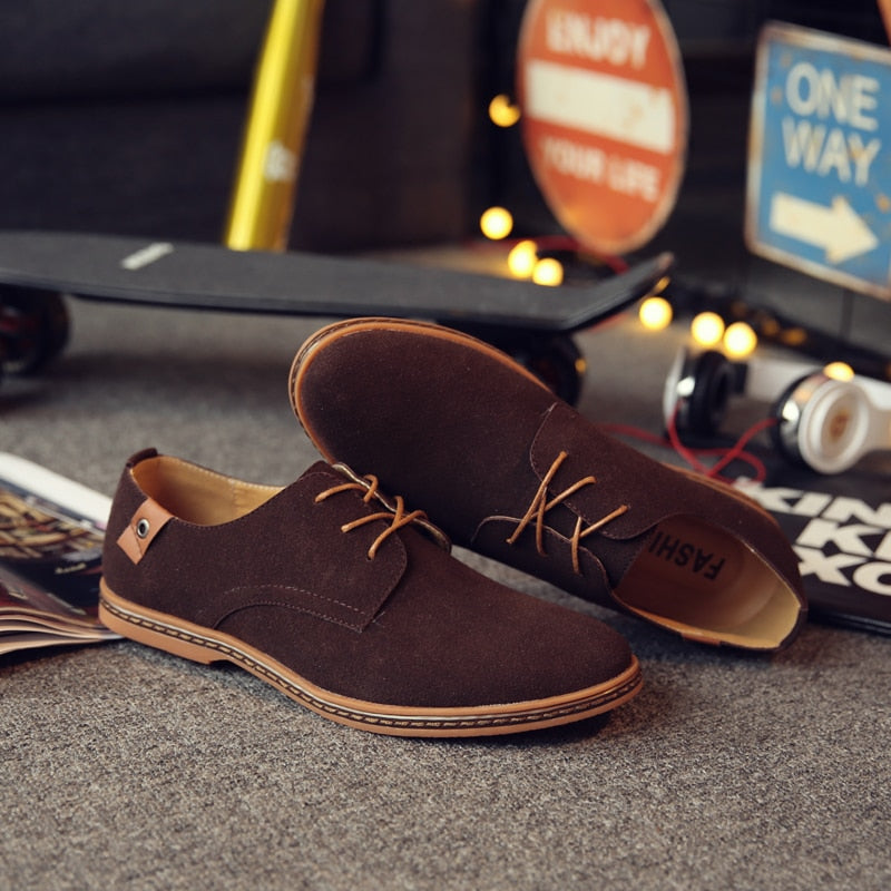 Vibonanza | Klassieke Herenschoenen Oxford Stijl met Veters