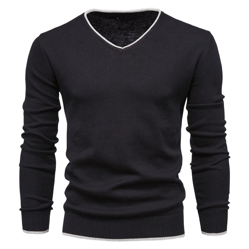 Vibonanza | Slim Fit Heren V-Neck Trui