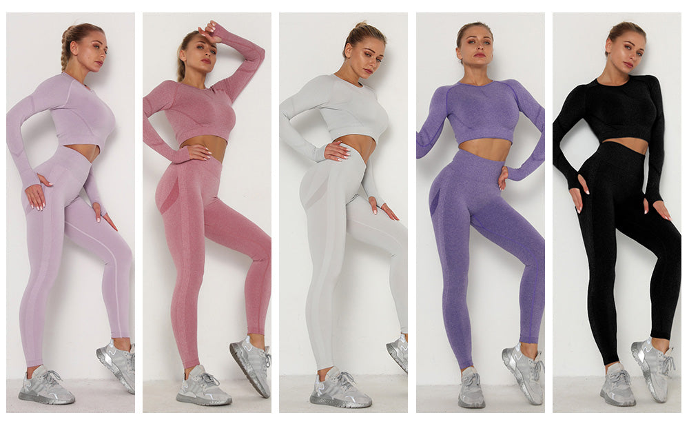 Vibonanza | Dames Sportset Crop Top en Legging