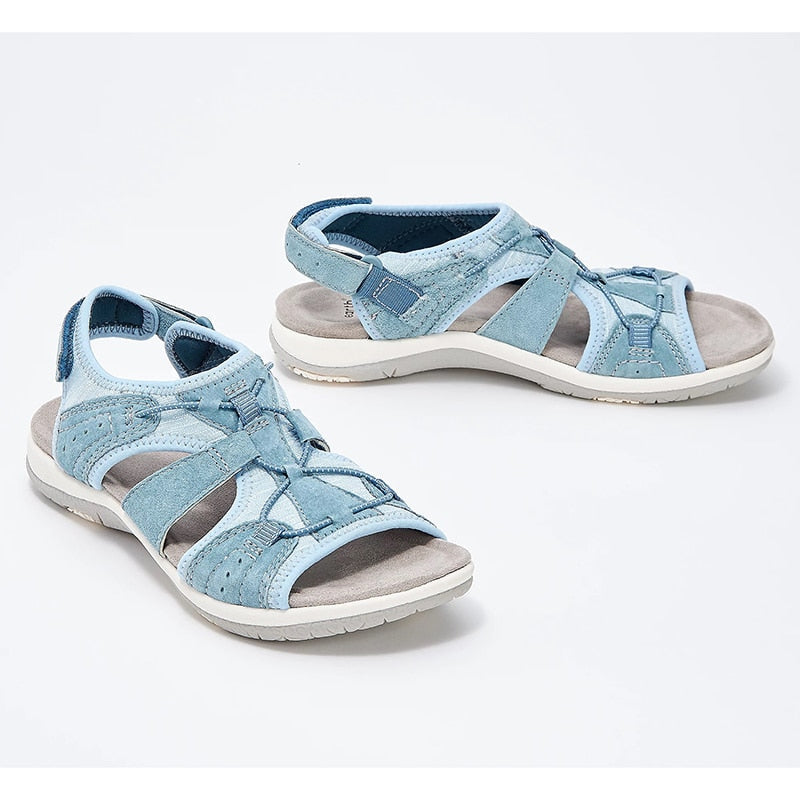 Vibonanza | Comfortabele Dames Sandalen met Klittenband