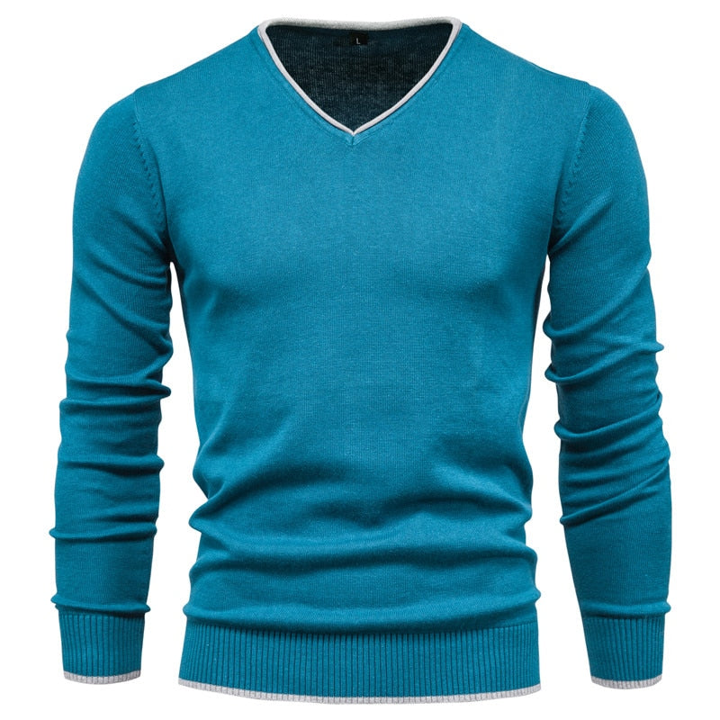 Vibonanza | Slim Fit Heren V-Neck Trui