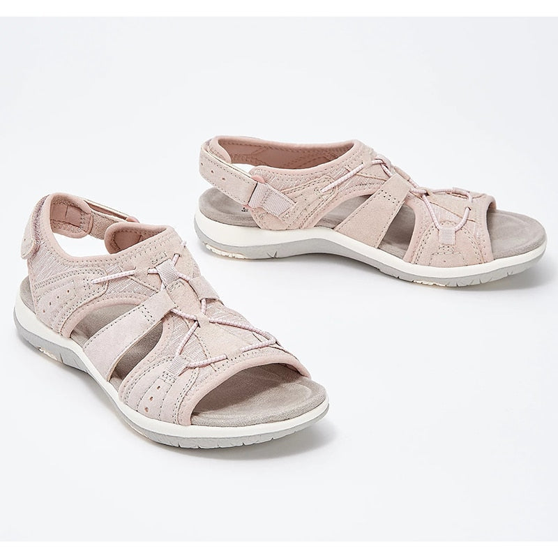 Vibonanza | Comfortabele Dames Sandalen met Klittenband