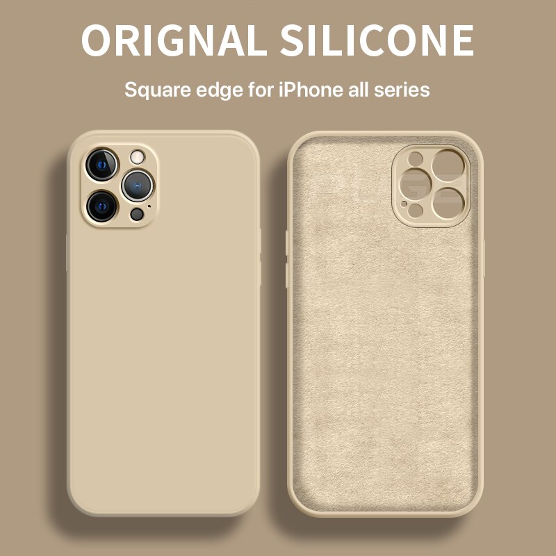 Vibonanza | Zachte Siliconen iPhone Hoes met Camerabescherming