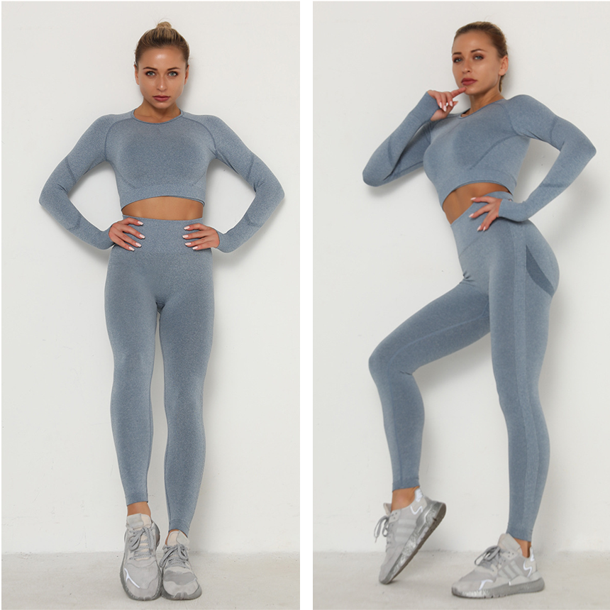 Vibonanza | Dames Sportset Crop Top en Legging