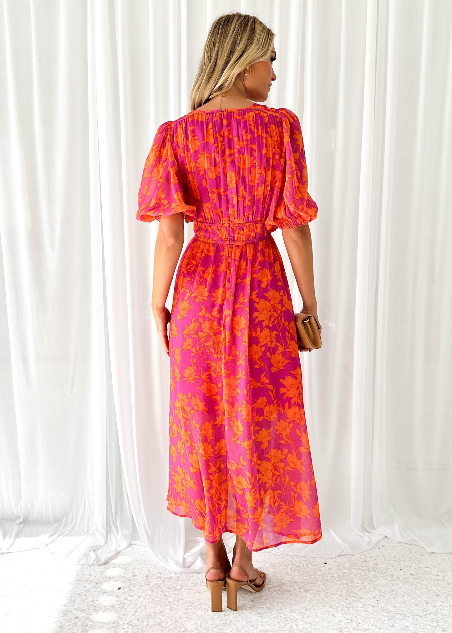 Vibonanza | Elegante Zomerjurk met Bloemenprint