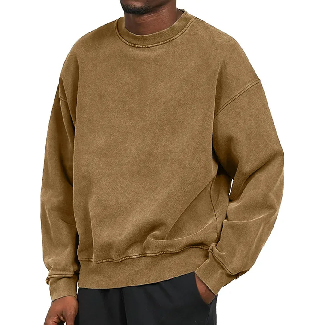 Vibonanza | Slim-fit Heren Sweater met Ronde Hals