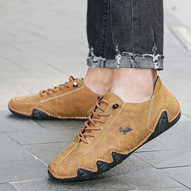 Vibonanza | Unisex Waterdichte Barefoot Leren Schoenen