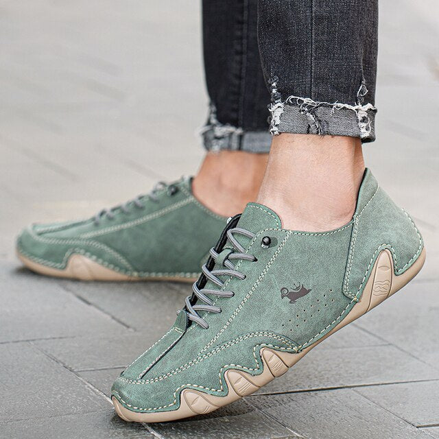 Vibonanza | Unisex Waterdichte Barefoot Leren Schoenen