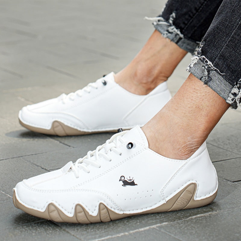 Vibonanza | Unisex Waterdichte Barefoot Leren Schoenen