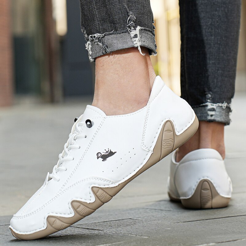 Vibonanza | Unisex Waterdichte Barefoot Leren Schoenen