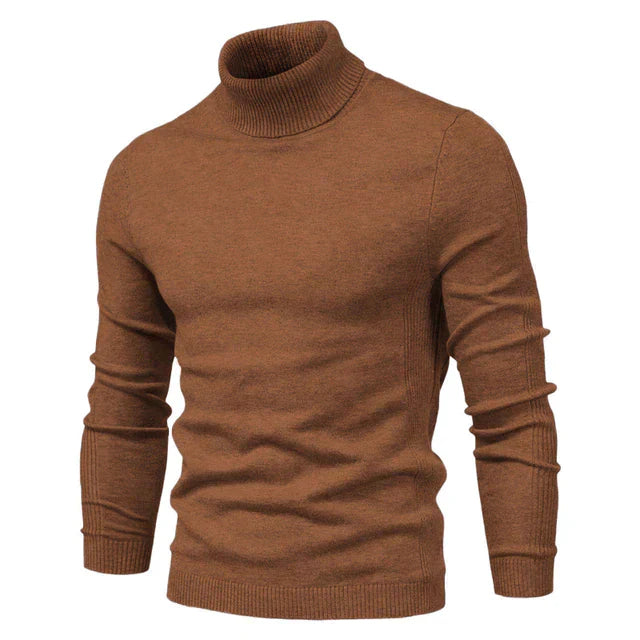 Vibonanza | Heren Grijze Turtleneck Coltrui