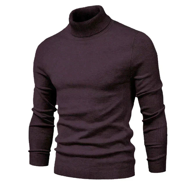 Vibonanza | Heren Grijze Turtleneck Coltrui