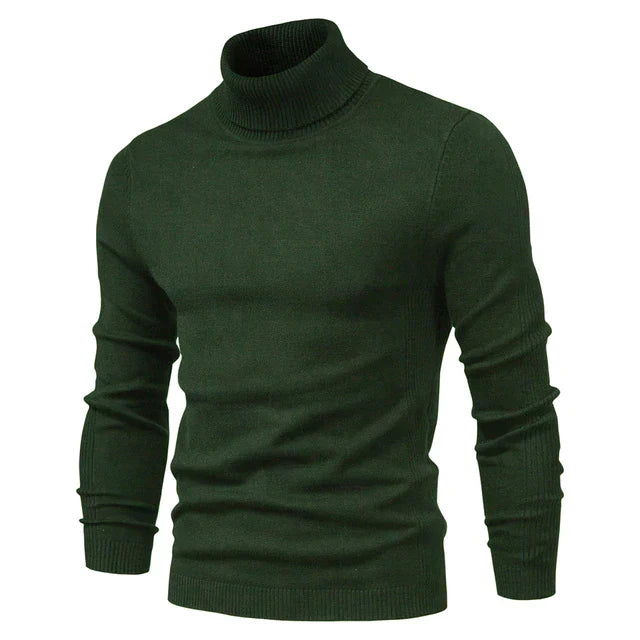 Vibonanza | Heren Grijze Turtleneck Coltrui