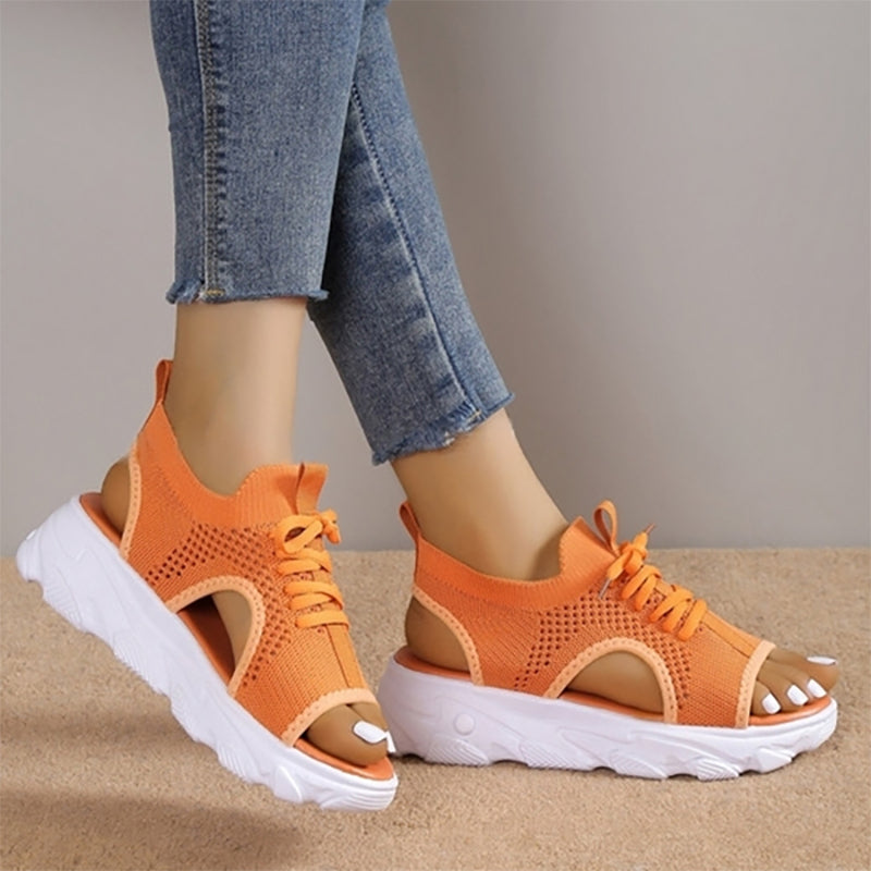Vibonanza | Dames Plateausandalen met EVA Zool
