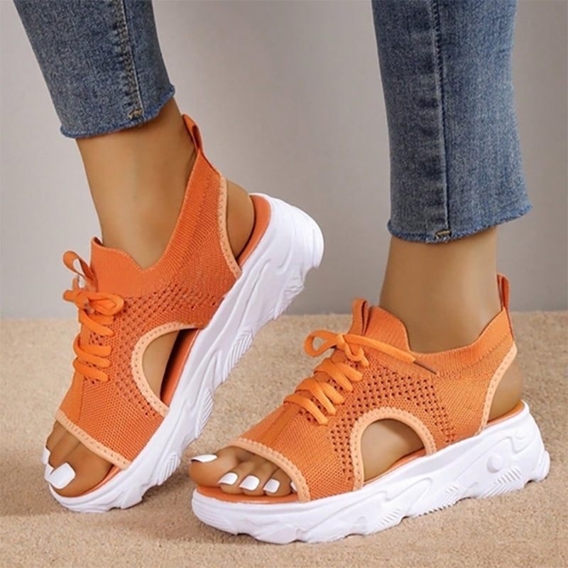 Vibonanza | Dames Plateausandalen met EVA Zool