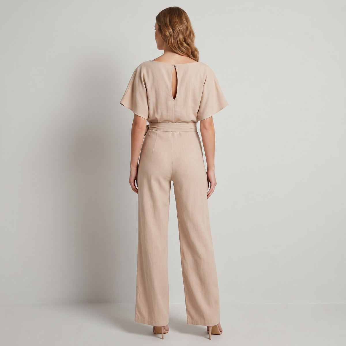 Vibonanza | Elegante Jumpsuit Korte Mouw