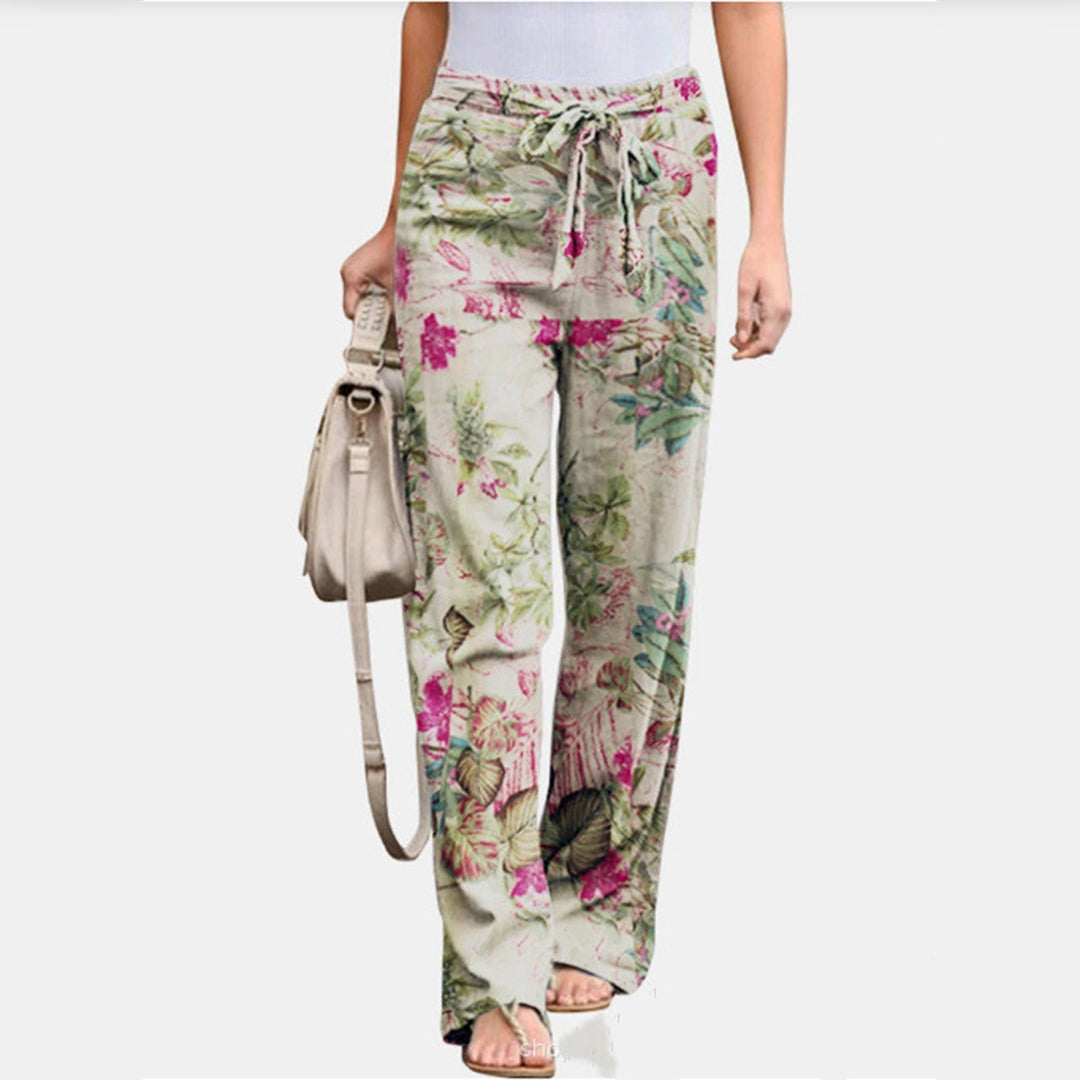 Vibonanza | Dames Palazzo Broek met Bloemenprint