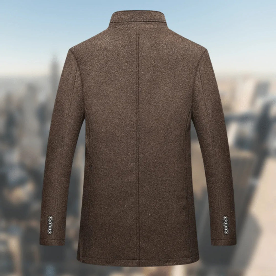 Vibonanza | Heren Wolmix Winterjas Bruin