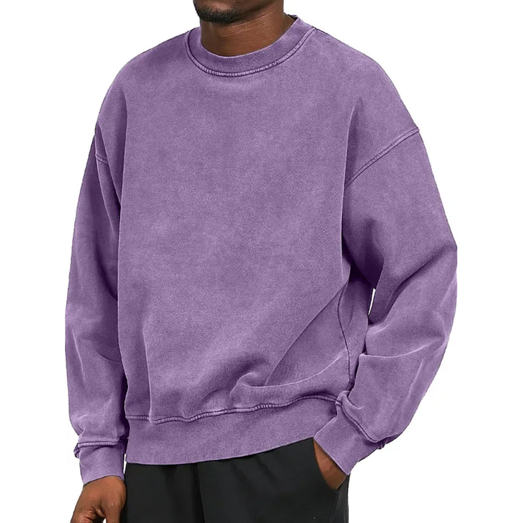 Vibonanza | Slim-fit Heren Sweater met Ronde Hals