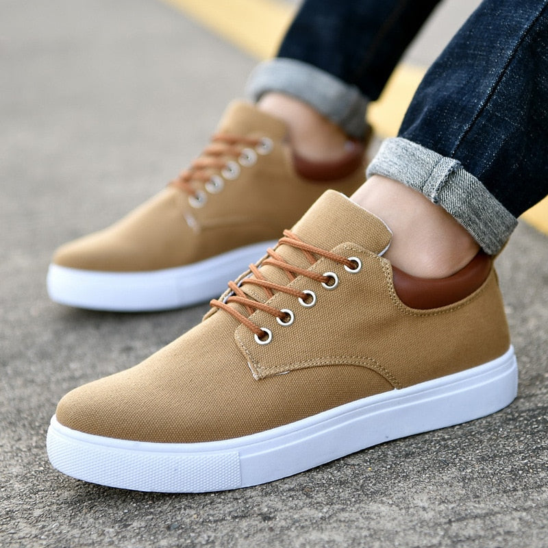 Vibonanza | Herensneakers Canvas Stoer en Comfortabel