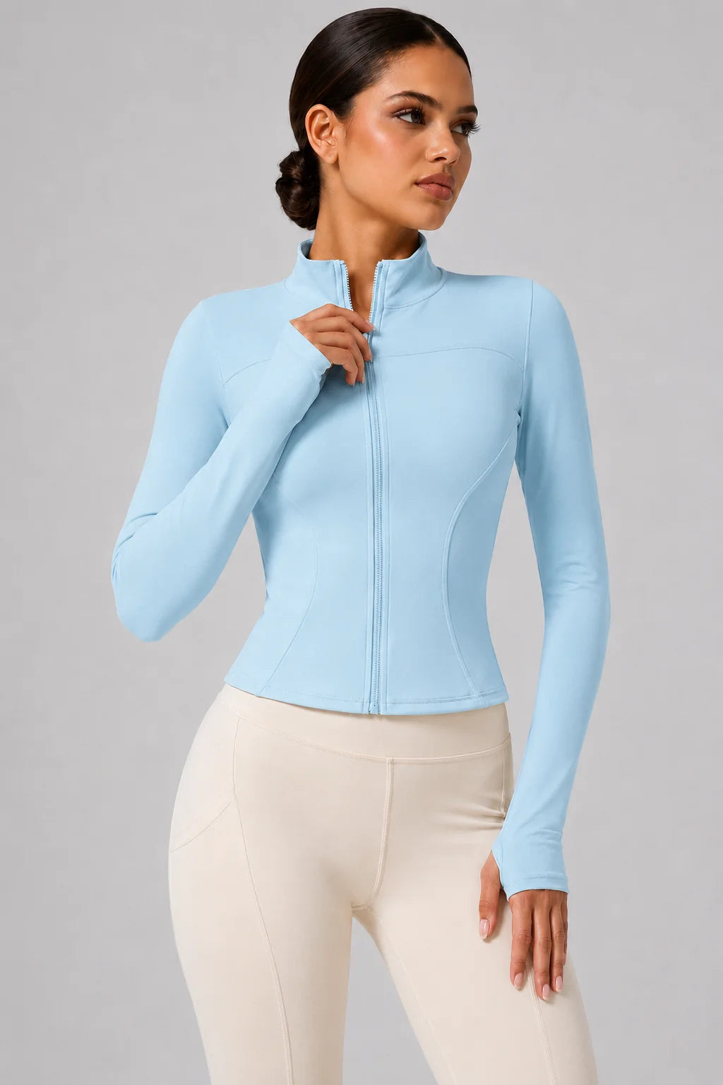 Vibonanza | Sportvest met Opstaande Kraag en Ritssluiting