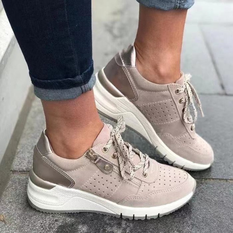 Vibonanza | Orthopedische Damessneakers met Zijrits