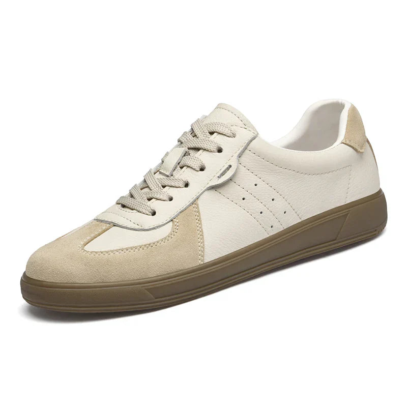 Vibonanza | Leren Sneakers Heren Met Suède Details