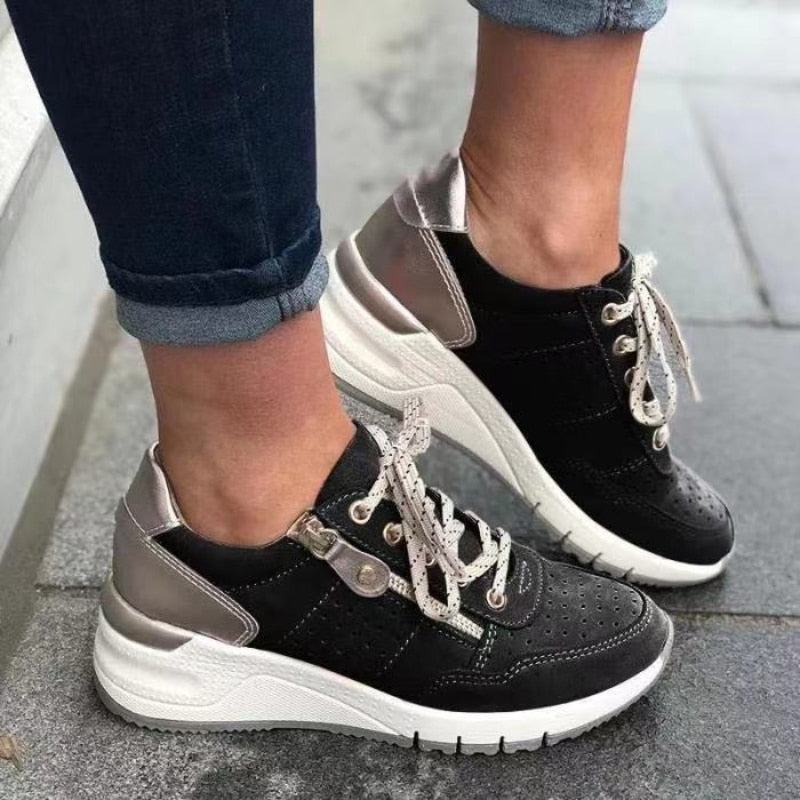 Vibonanza | Orthopedische Damessneakers met Zijrits