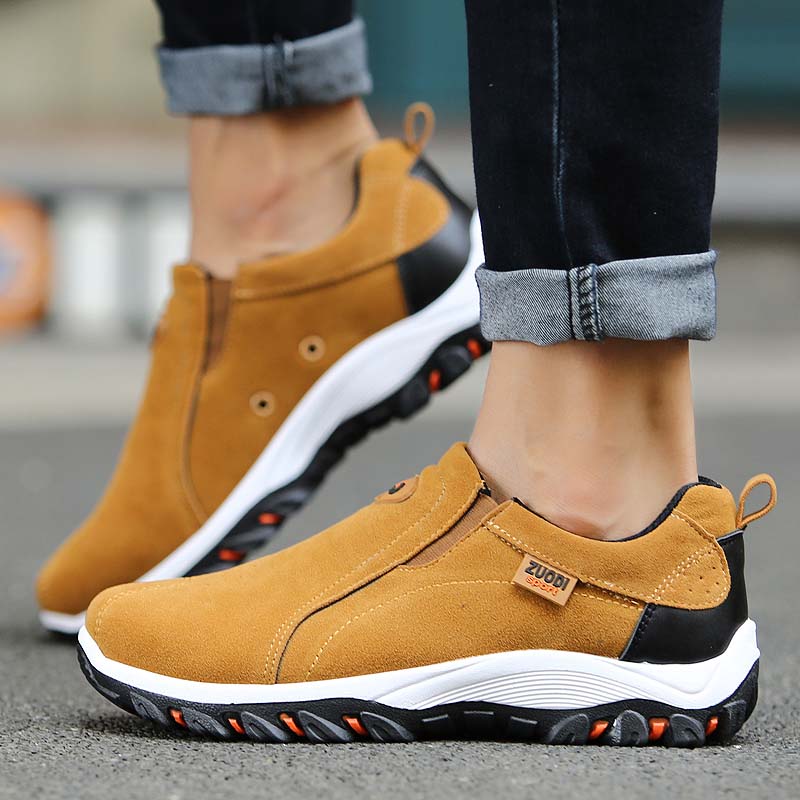 Vibonanza | Heren Suède Instapschoenen Anti-Slip Zool