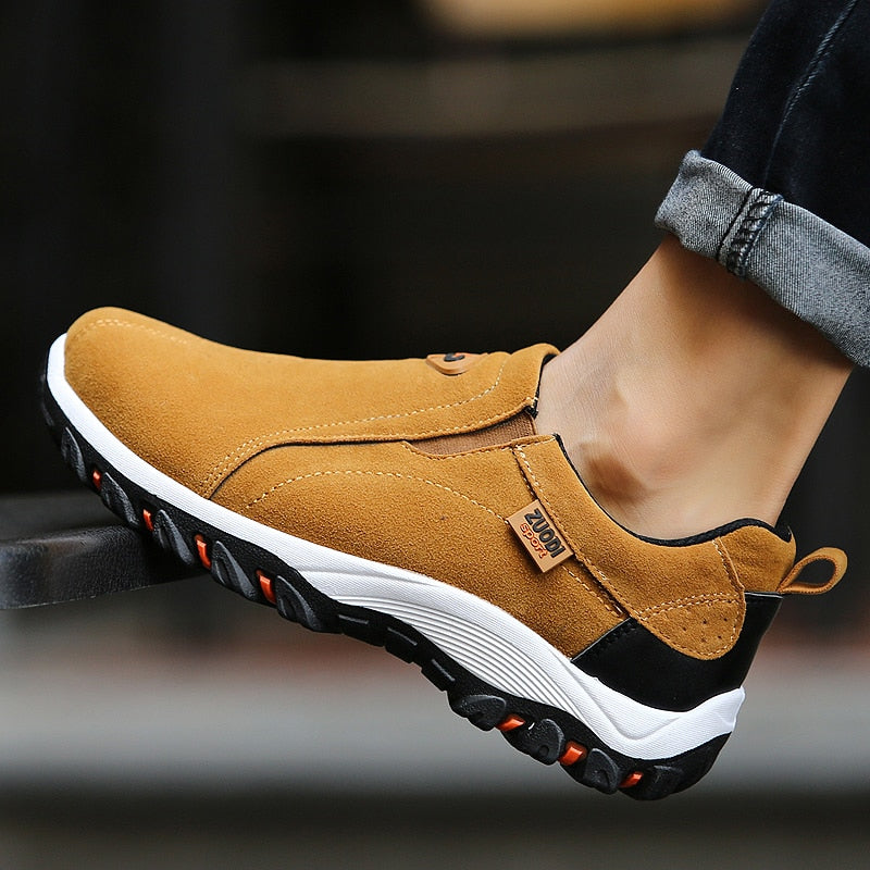 Vibonanza | Heren Suède Instapschoenen Anti-Slip Zool